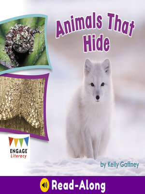 cover image of Animals That Hide